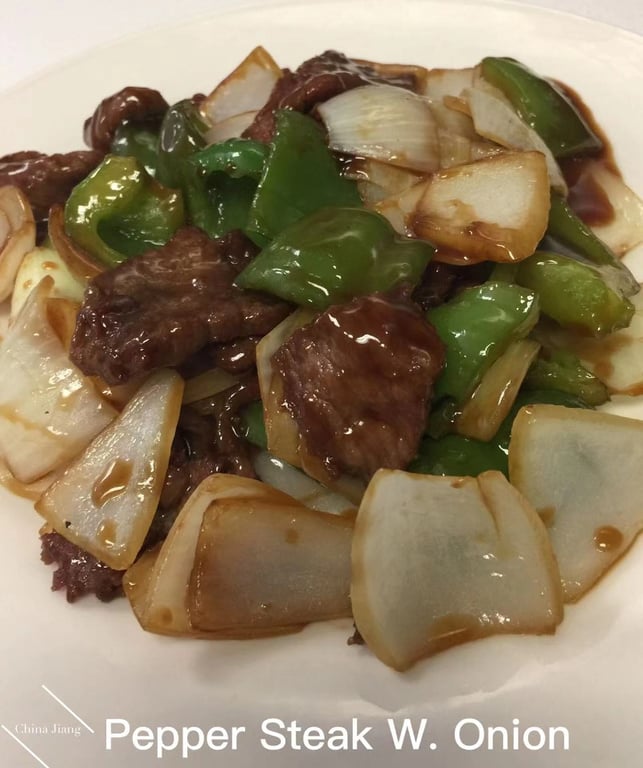 55. 青椒牛 Pepper Steak w. Onion Image