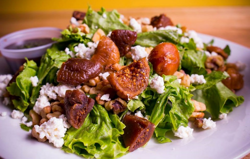 Fig and Goat Cheese Salad Image