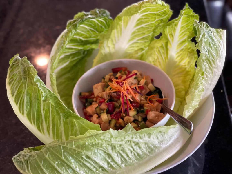 Chicken Lettuce Wrap