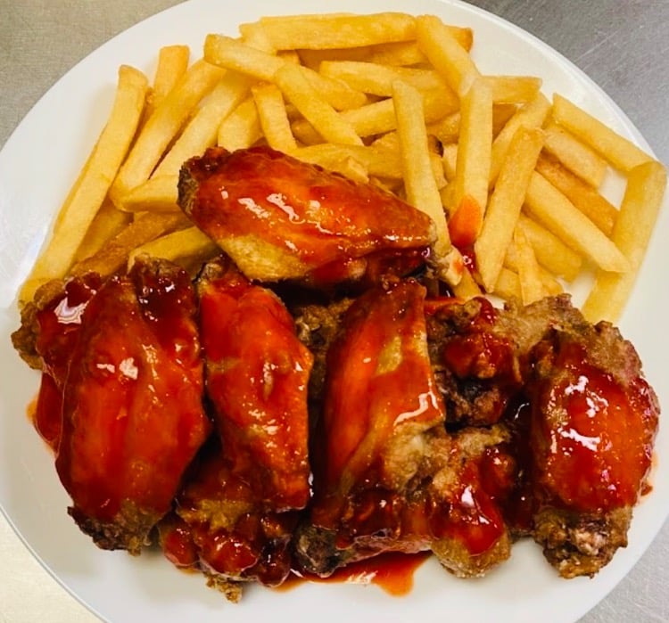CW1. 3pc Chicken Wing with French Fries