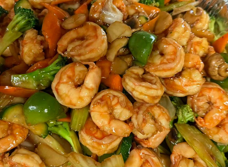 P16. 素菜虾派对 Shrimp w. Vegetable Party Tray