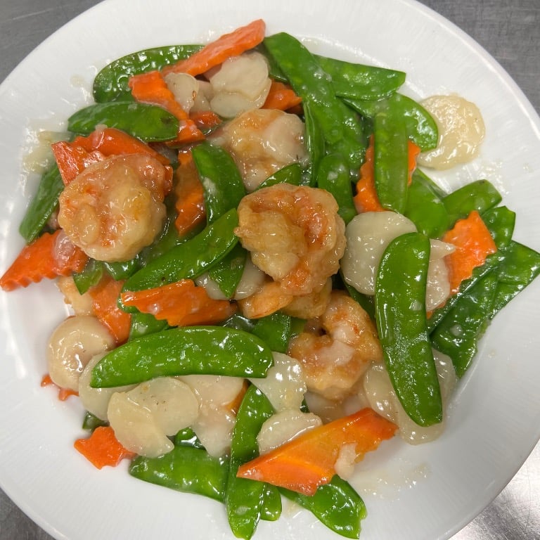 Shrimp with Snow Peas