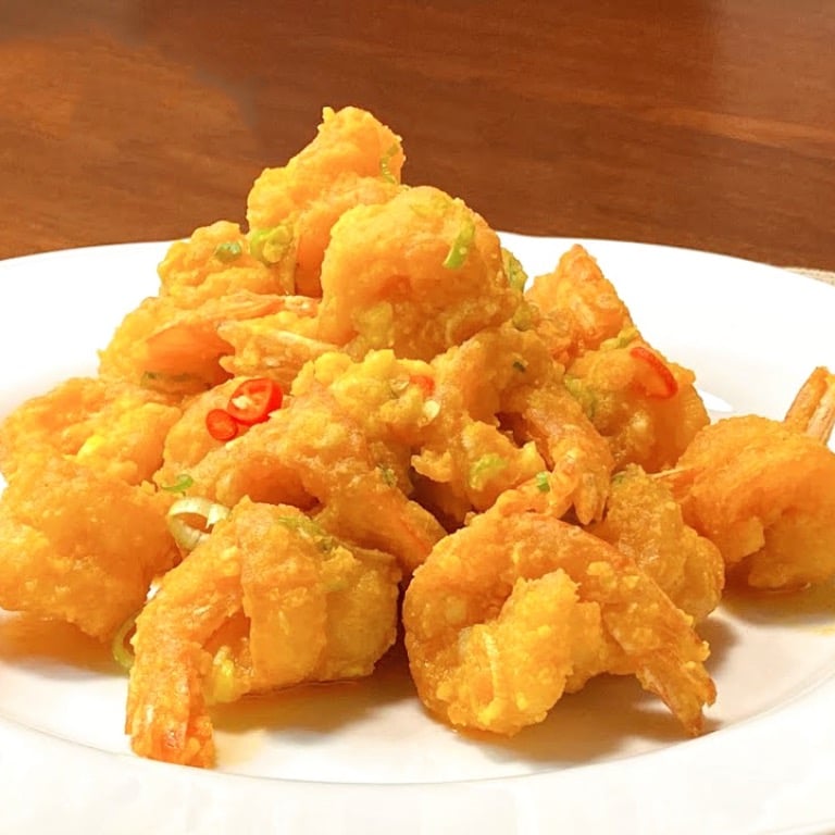 S3. 咸蛋黄焗大虾 Salted Egg Yolk Shrimp