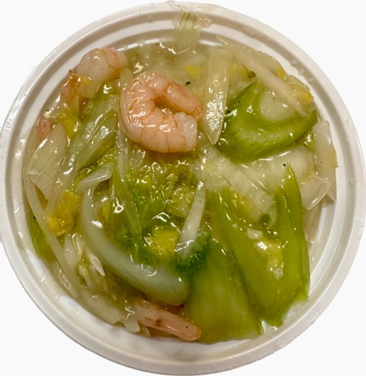 E3. 虾炒面 Shrimp Chow Mein