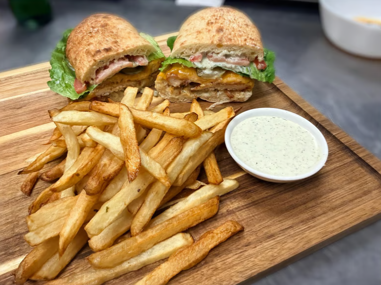 Crispy Chicken Sandwich with Fries
