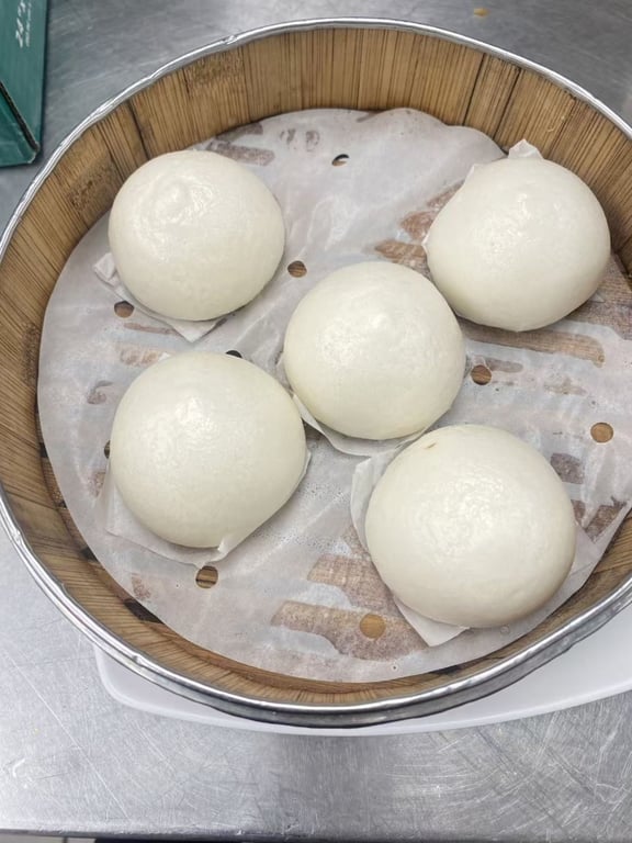 A9. Steamed Custard Buns (5 pcs)