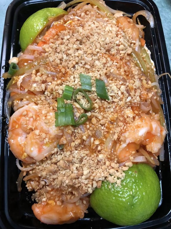 145. Shrimp Pad Thai 泰式虾河粉