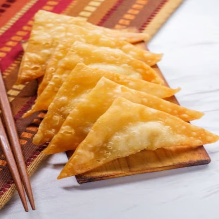 A 4. Fried Crab Rangoon (6)
