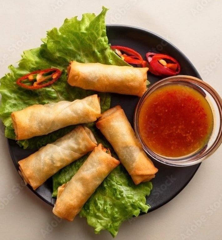 4. 菜卷<br>Vegetable Spring Roll (2)