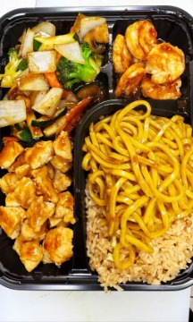 Hibachi Shrimp & Chicken