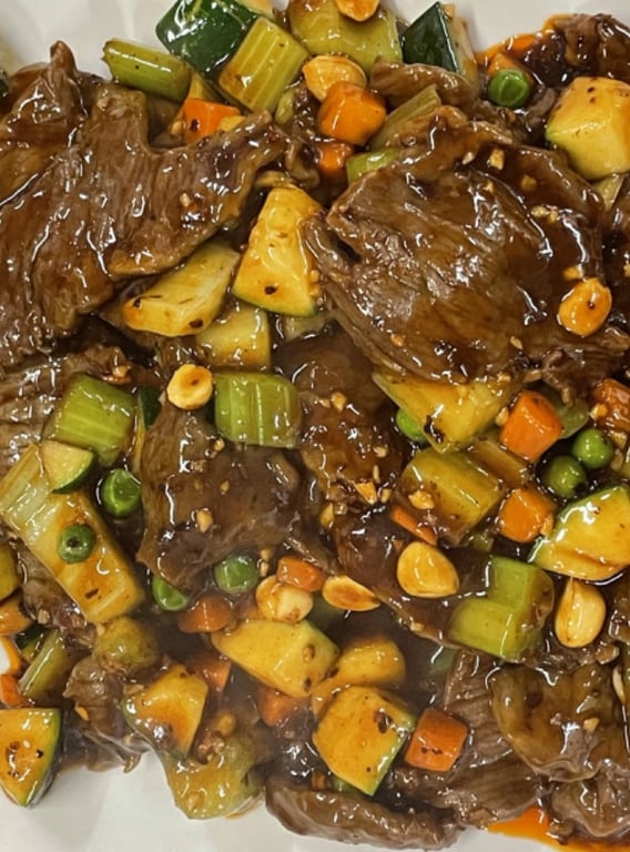 D54. 宫保牛 Kung Pao Beef