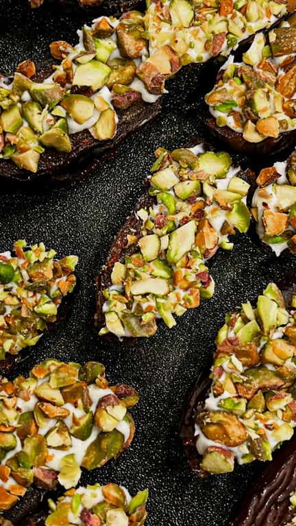 Dattes fromage & pistaches