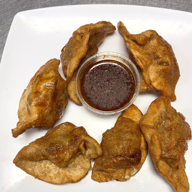 7. Pan Fried Meat Dumplings (6)