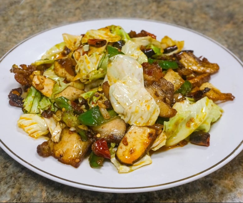 Twice Cooked Pork w. cabbage 回锅肉