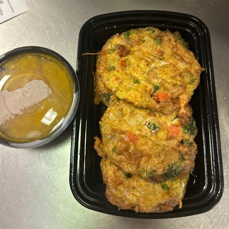 菜蓉蛋<br>50. Vegetable Egg Foo Young