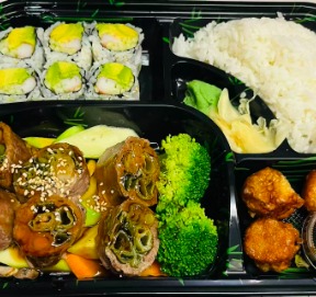 Beef Negimaki Dinner Bento Box