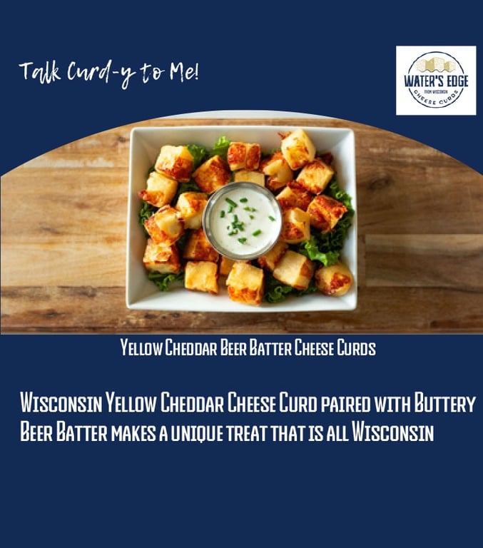 Yellow Cheddar Beer Batter Cheese Curds