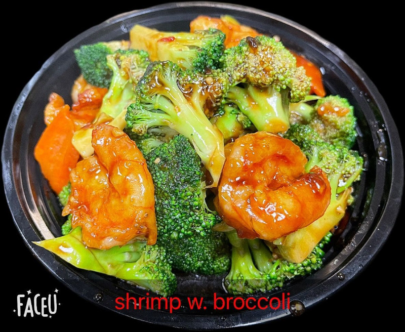 SF1. Shrimp with Broccoli