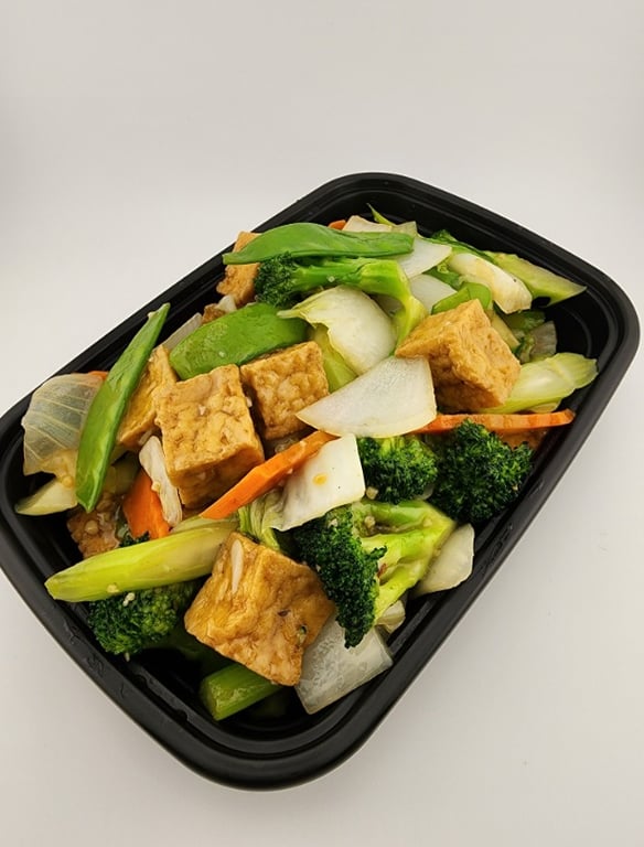 605. Fried Tofu with Mixed Vegetables