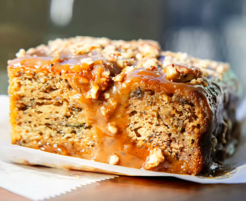 Sticky Toffee Banana Bread (Feeds 4-6) Image