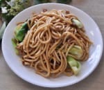 24. Shanghai Style Udon w. Shredded Pork & Bok Choy