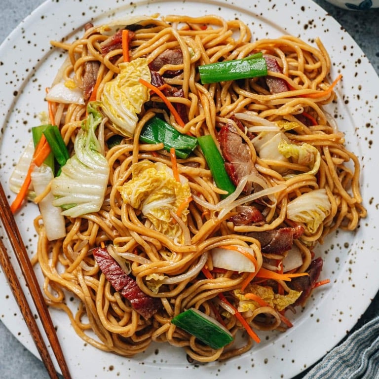 42. Roast Pork Lo Mein