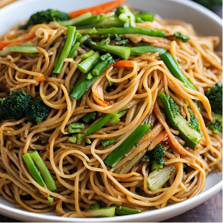 Vegetable lo mein