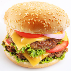 BURGER w/ Choice Snack Image