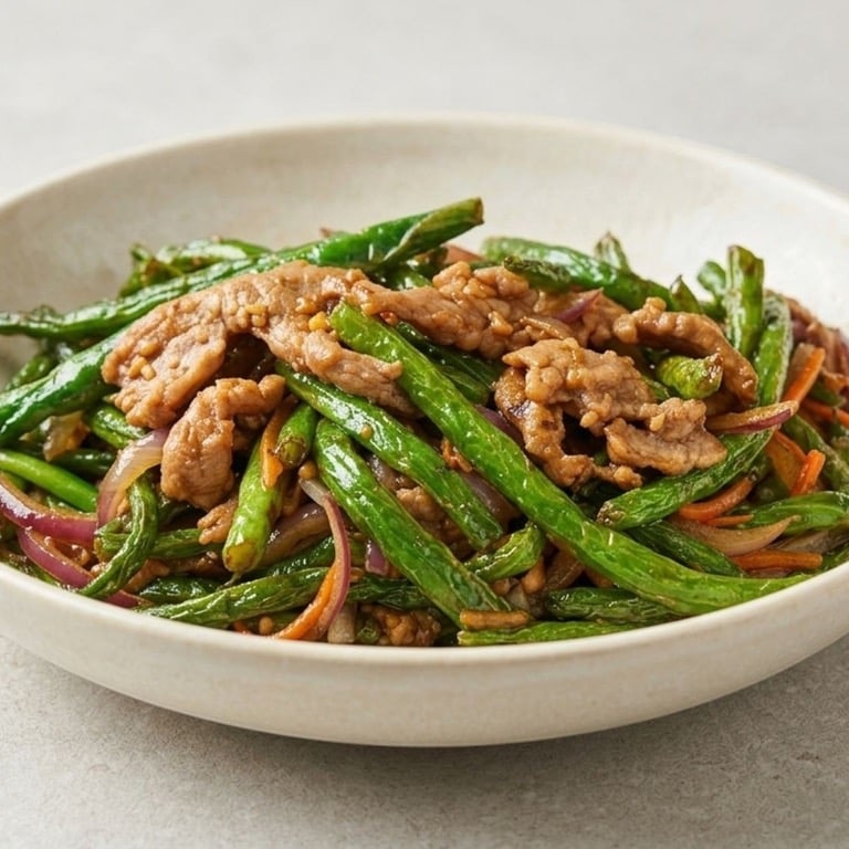 B15. 四季豆牛 Beef w. Green Beans
