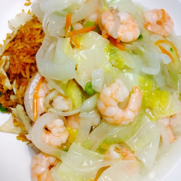 虾炒面 L3. Shrimp Chow Mein