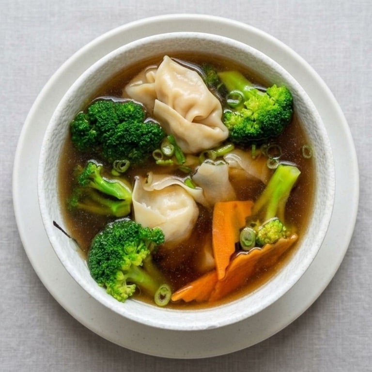 O4. 馄饨汤 Wonton Soup