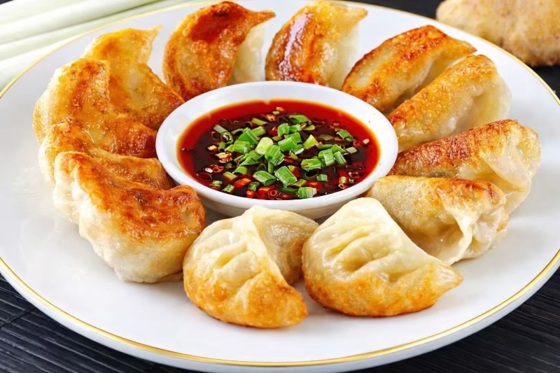 6. Pan Fried Dumplings (10)