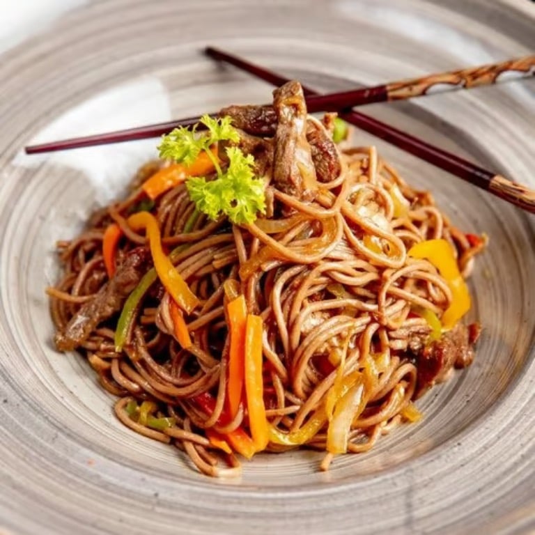 45. 叉烧捞面 Roast Pork Lo Mein