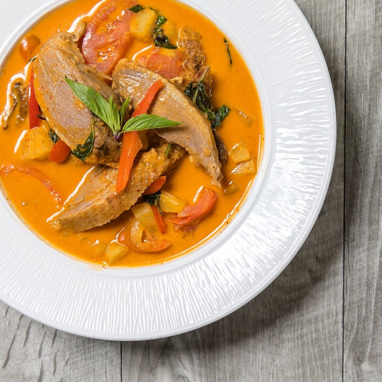 Roasted Duck in Red Curry