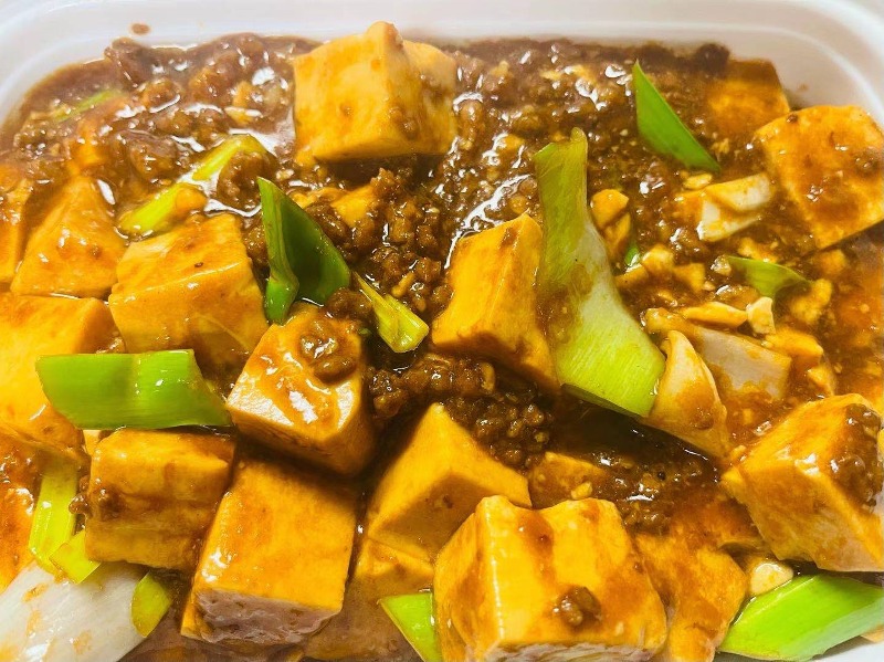 12. 肉沫豆腐 Tofu with Minced Pork in Soy Bean Sauce