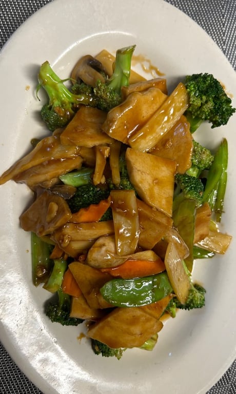 TVP Chicken with Mixed Vegetables