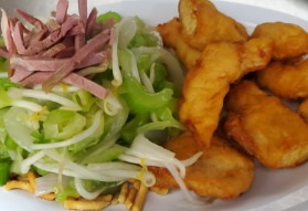 8. 叉烧炒面&文华鸡 Pork Chow Mein, Mandarin Chicken