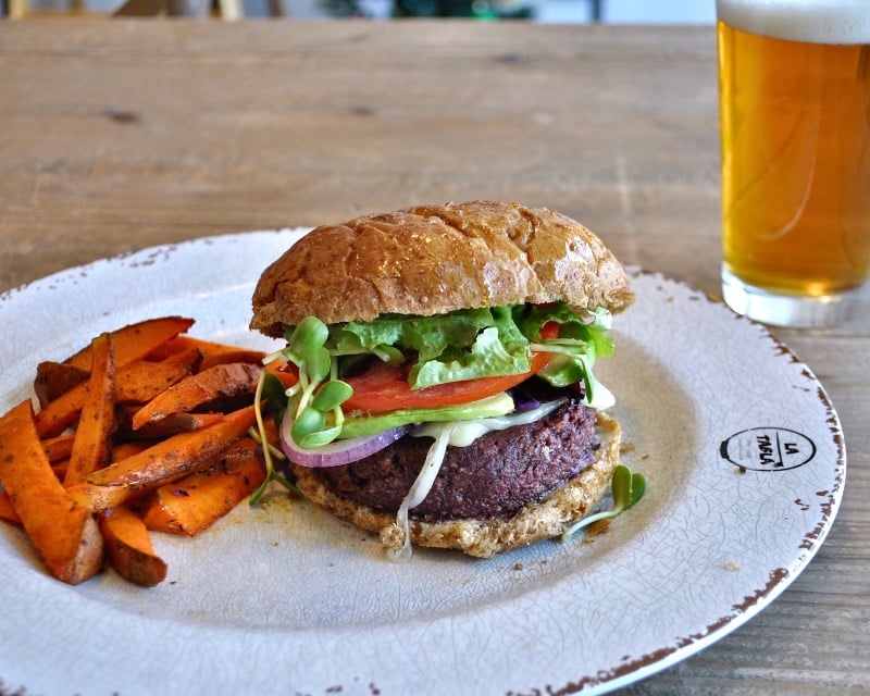 House-made plant based Burger