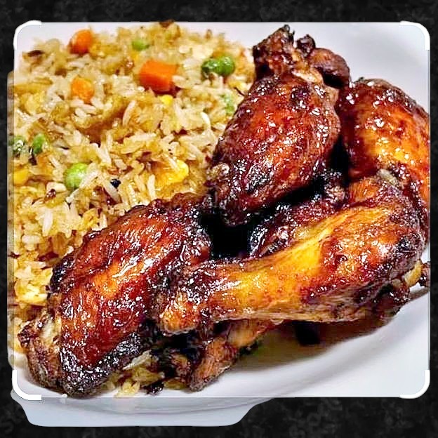 6. Chicken Wing with Fried Rice
