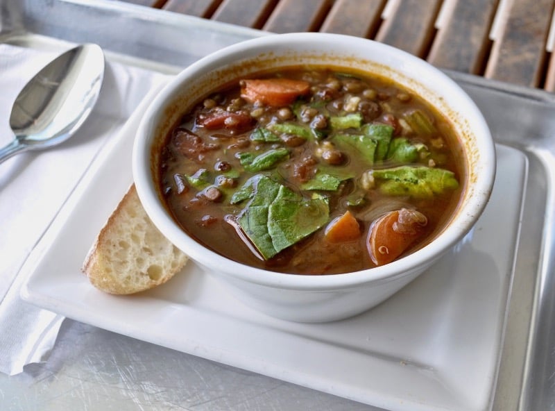 Organic Lentil and Spinach Soup