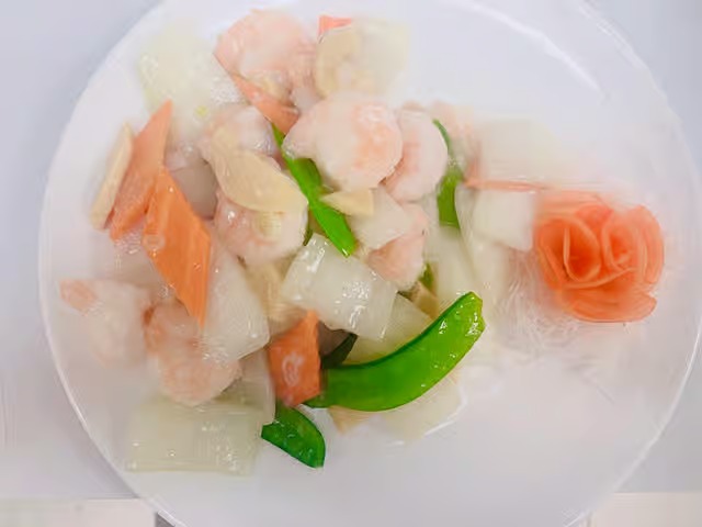 Shrimp with Chinese Vegetables 白菜虾