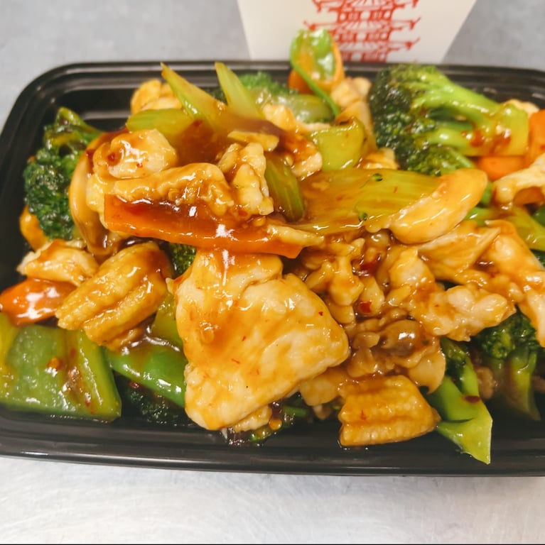 86. Chicken w. Garlic Sauce