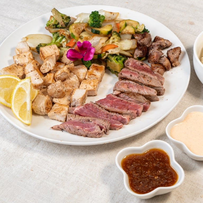 New York Steak & Teriyaki Chicken