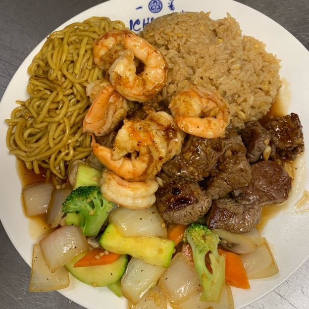 8. Hibachi Filet Mignon & Shrimp