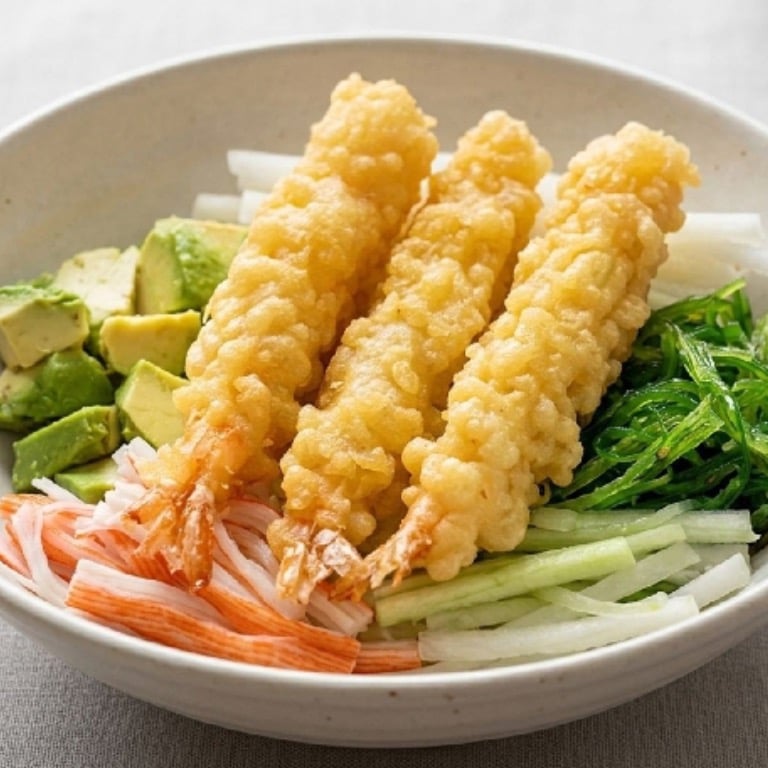Poke Bowl Tempura Shrimp