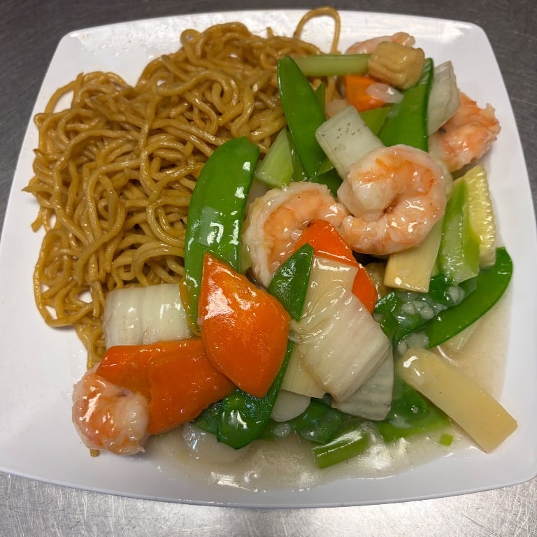 C7. Shrimp with Chinese Vegetables 白菜虾