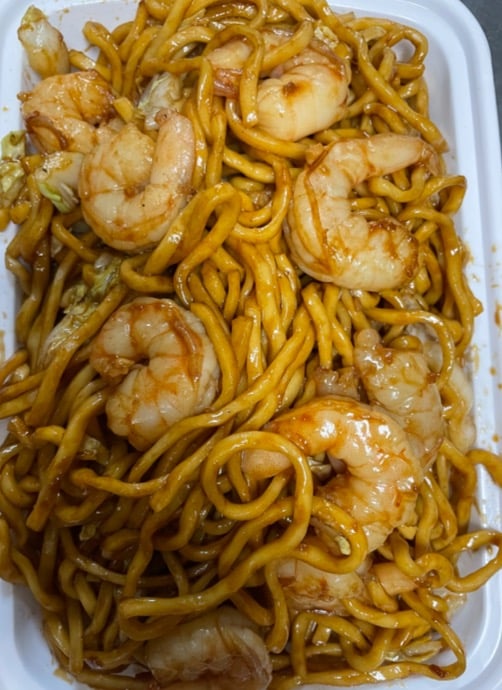 41. 虾捞面 Shrimp Lo Mein