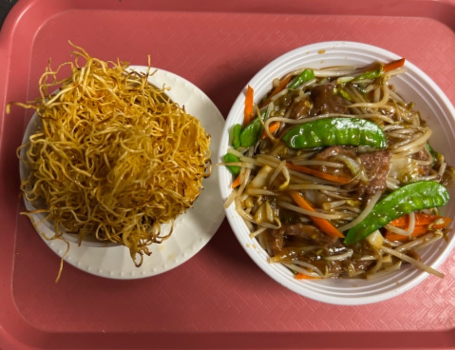 54. Beef Chow Mein Cantonese Style