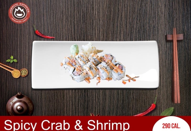 Spicy Crab & Shrimp Roll (8 pcs)
