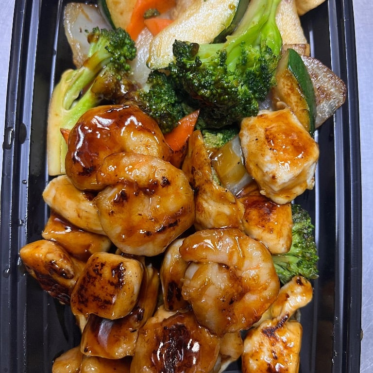 Hibachi Chicken & Shrimp